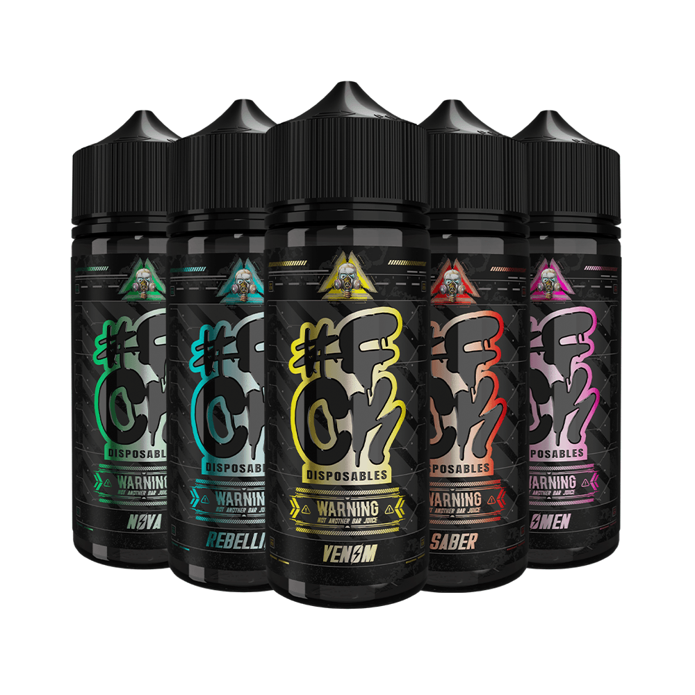 #FCK DISPOSABLES 100ml Shortfill 50:50 EDITION By Wick Liquor X Fallout Vape