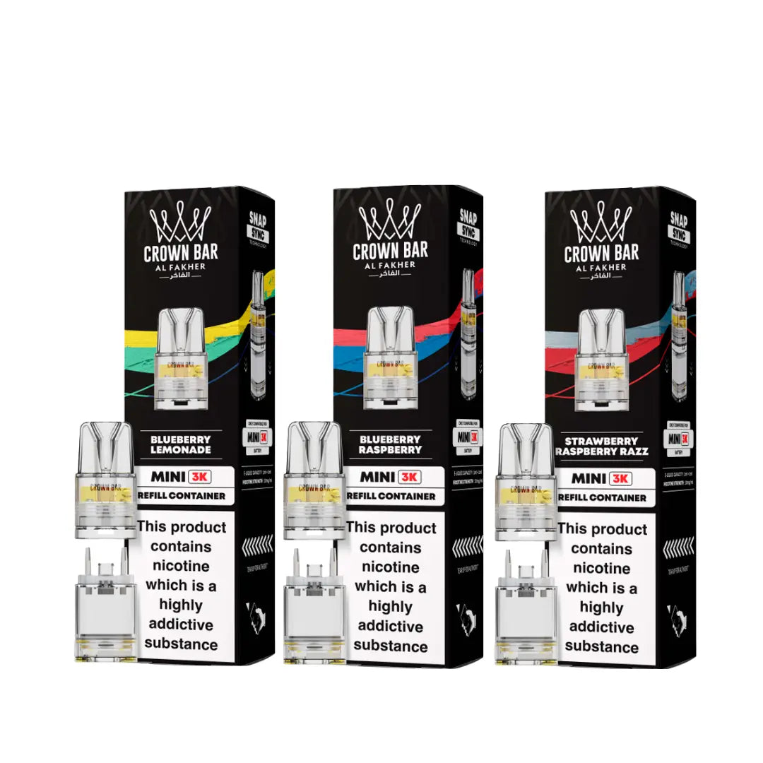 Al Fakher Crown Bar Mini 3K Refill Pods