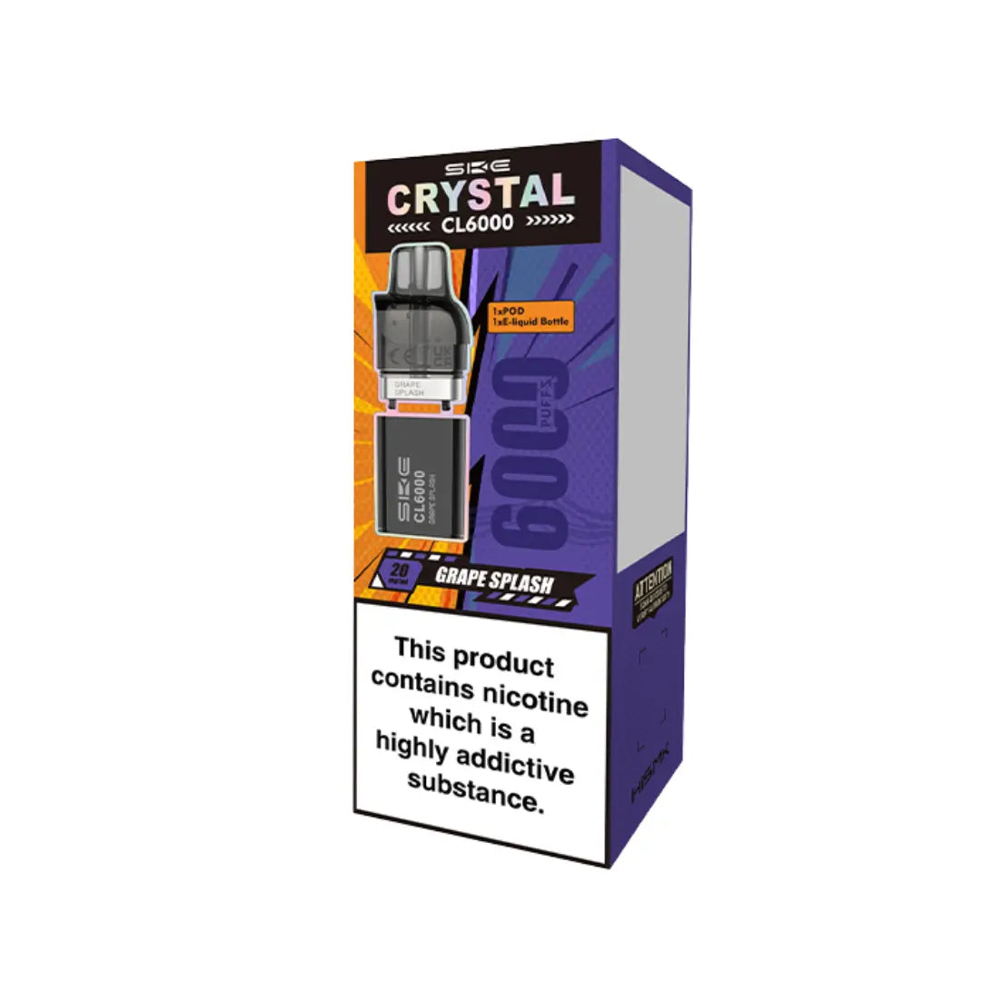 Crystal Vape Pods CL6000 By SKE