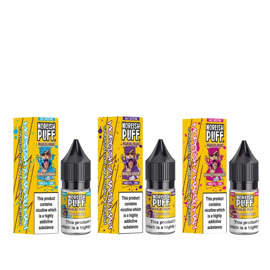 Moreish Puff Manju Man 10ml Nic Salt
