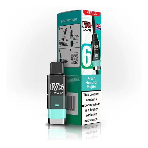 IVG SAVR Prefilled Vape Pods & Refill Containers