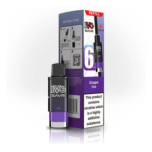 IVG SAVR Prefilled Vape Pods & Refill Containers