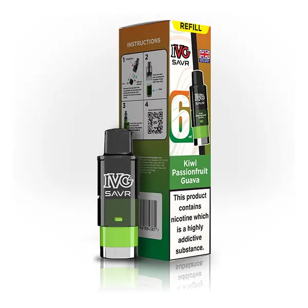 IVG SAVR Prefilled Vape Pods & Refill Containers