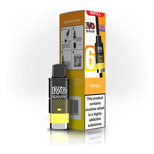 IVG SAVR Prefilled Vape Pods & Refill Containers