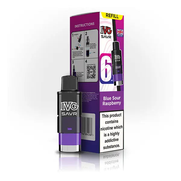 IVG SAVR Prefilled Vape Pods & Refill Containers