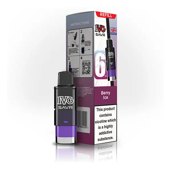 IVG SAVR Prefilled Vape Pods & Refill Containers