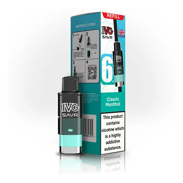 IVG SAVR Prefilled Vape Pods & Refill Containers