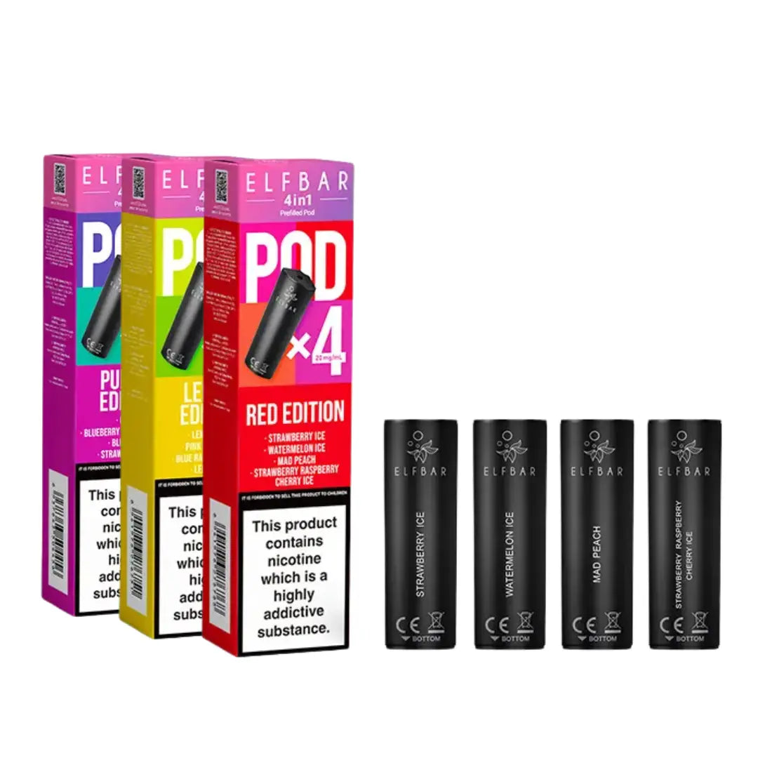 Elf Bar 4 in 1 Prefilled Pod Refills